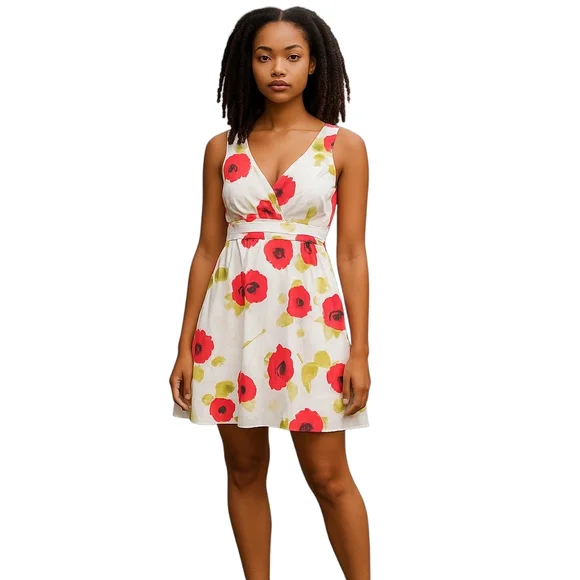 knee length dresses for ladies Mini Boden Dress - Purple Floral main image 1